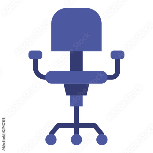 Vector Design Drafting Chair Icon Style