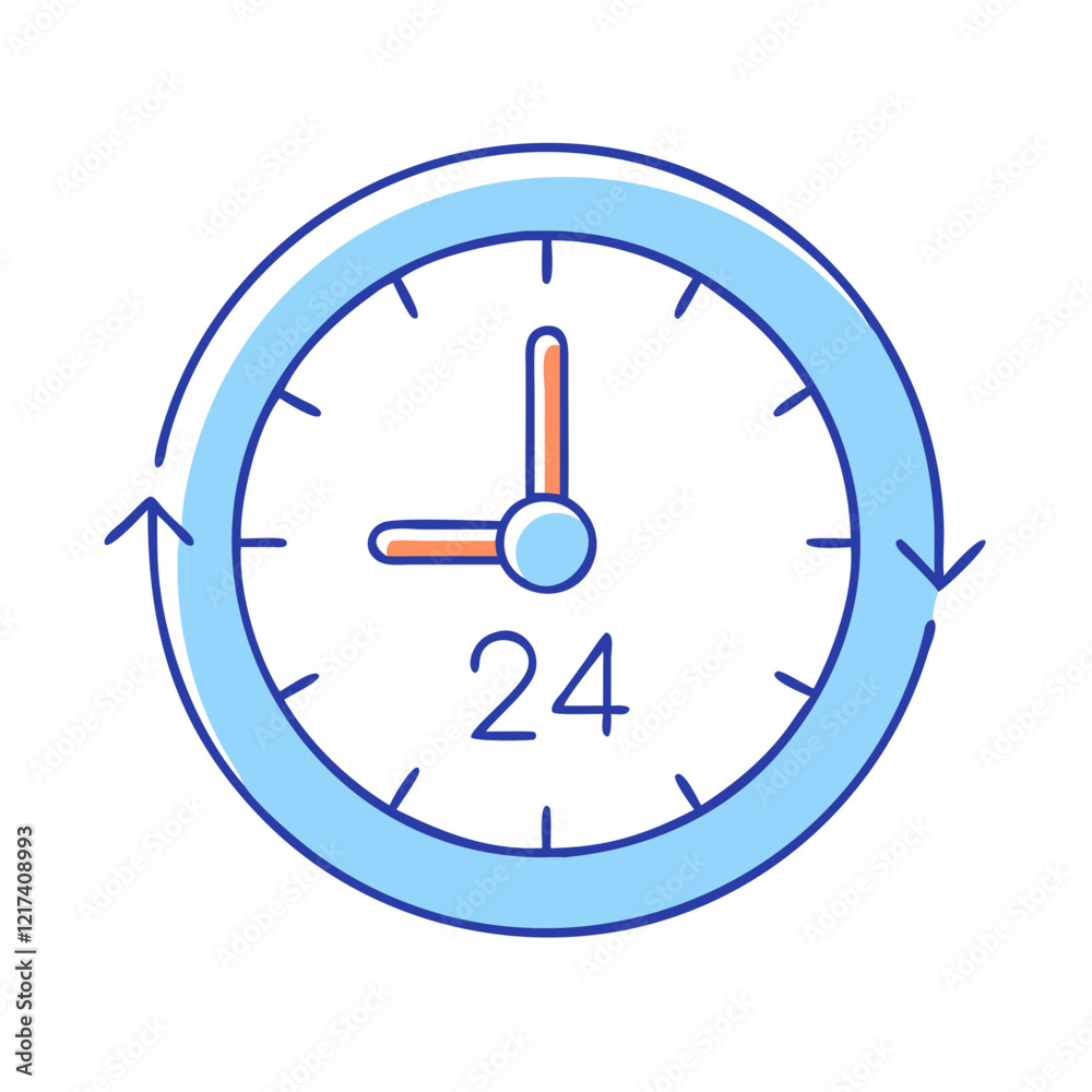 24 hour clock icon, 24 hour clock vector illustration-simple illustration of 24 hour clock, perfect for 24 hour clock logos and icons 24 hour clock icon, 24 hour clock vector illustration-simple illustration of 24 hour clock, perfect for 24 hour clock logos and icons