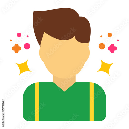Vector Design Elated Icon Style