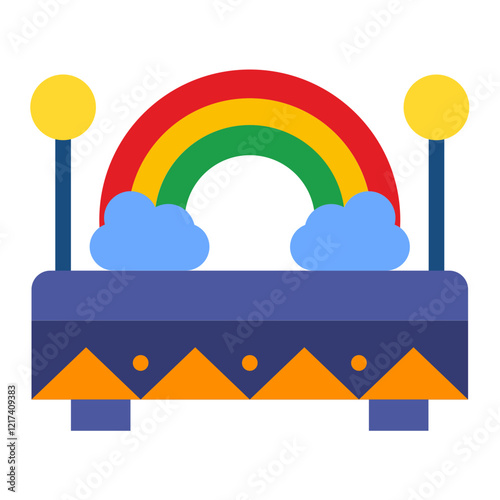 Vector Design Parade Icon Style