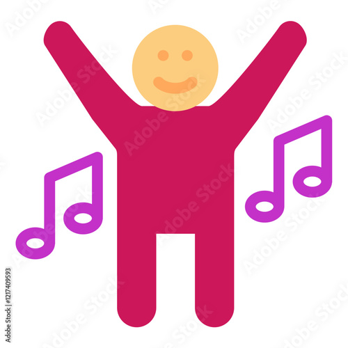 Vector Design Glee Icon Style