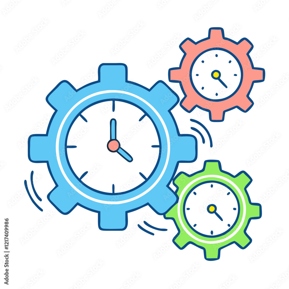 clock with gears icon, clock with gears vector illustration-simple illustration of clock with gears, perfect for clock with gears logos and icons clock with gears icon, clock with gears vector illustration-simple illustration of clock with gears, perfect for clock with gears logos and icons