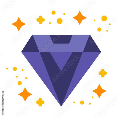 Vector Design Precious Icon Style