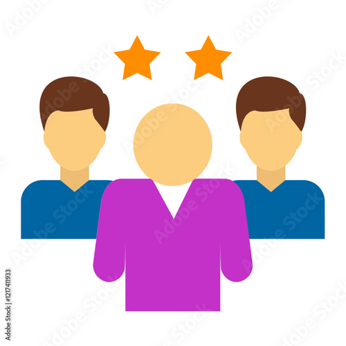 Vector Design Teem Icon Style