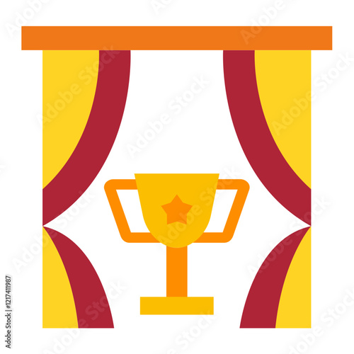Vector Design Triumphant Icon Style
