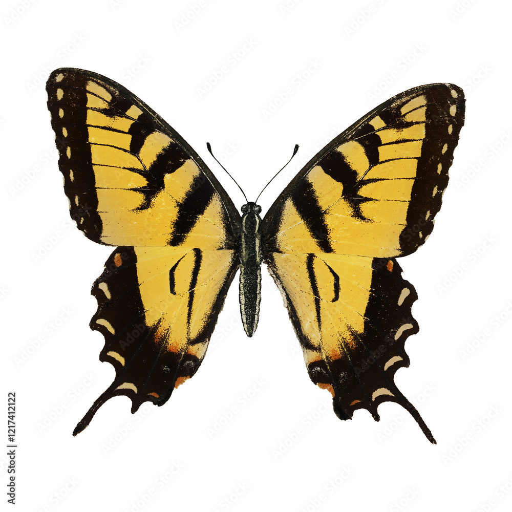 Fototapeta premium Vintage Butterfly Collection Illustration