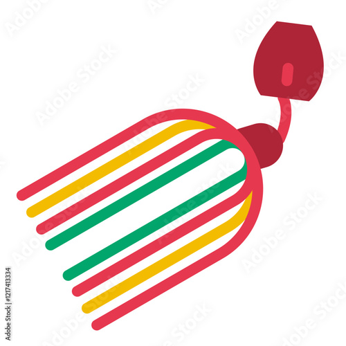 Vector Design Vibrant Jig Icon Style