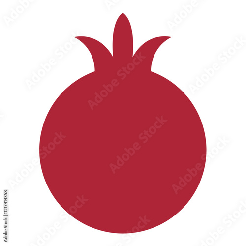 Vector Design Pomegranate Icon Style