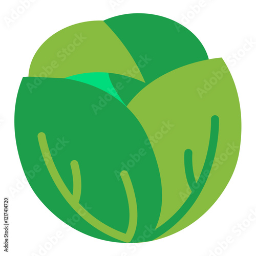 Vector Design Cabbage Icon Style
