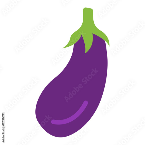 Vector Design Eggplant Icon Style