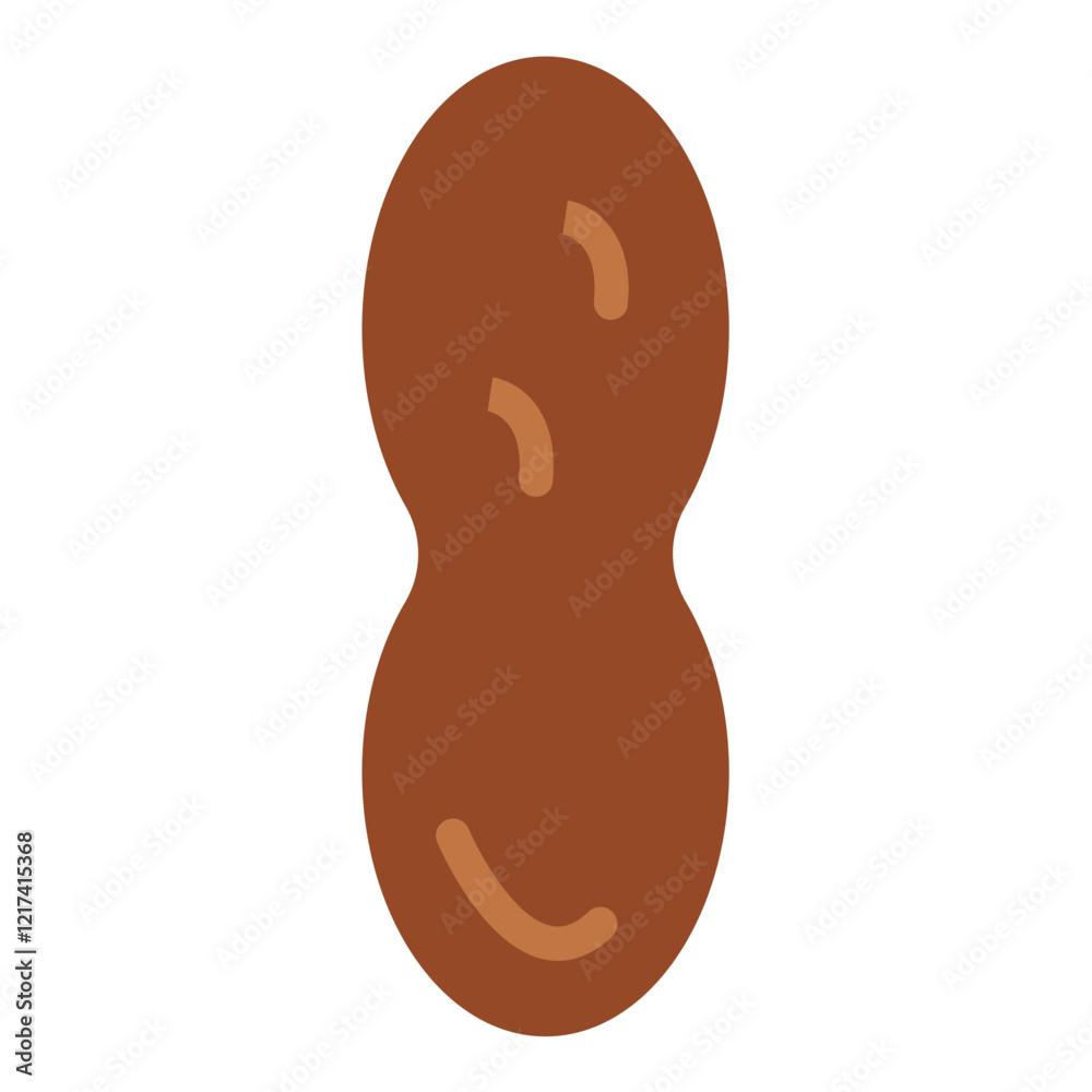 Vector Design Peanut Icon Style Vector Design Peanut Icon Style