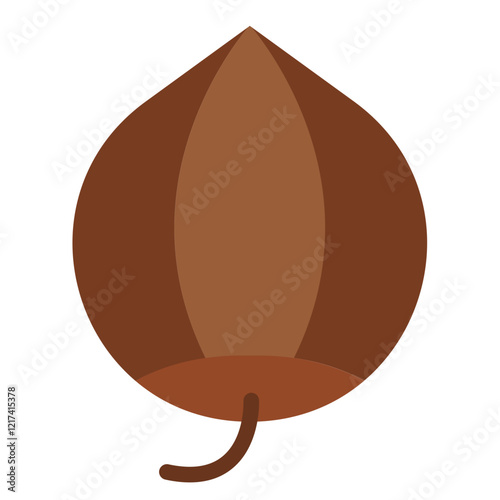 Vector Design Hazelnut Icon Style