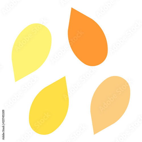 Vector Design Sesame Oil Icon Style