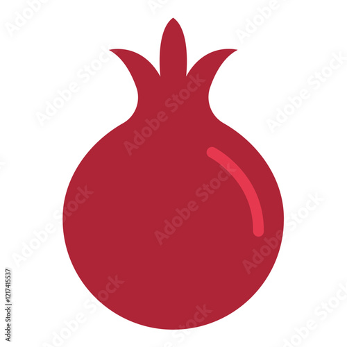 Vector Design Pomegranate Seed Oil Icon Style