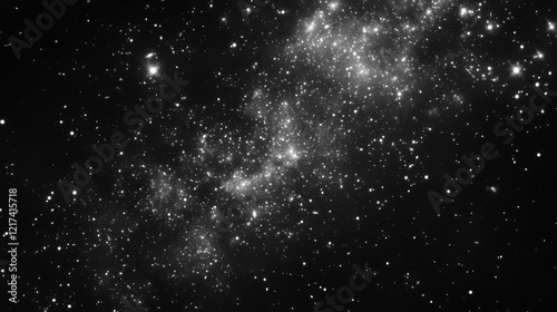 Wallpaper Mural Awe-Inspiring Deep Space Galaxy Cluster - Cosmic Dance of Stars Torontodigital.ca