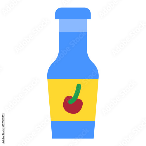 Vector Design Fruit Sauce Icon Style