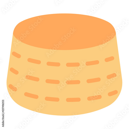 Vector Design Ricotta Icon Style