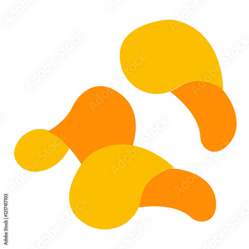 Vector Design Crispy Crunch Icon Style