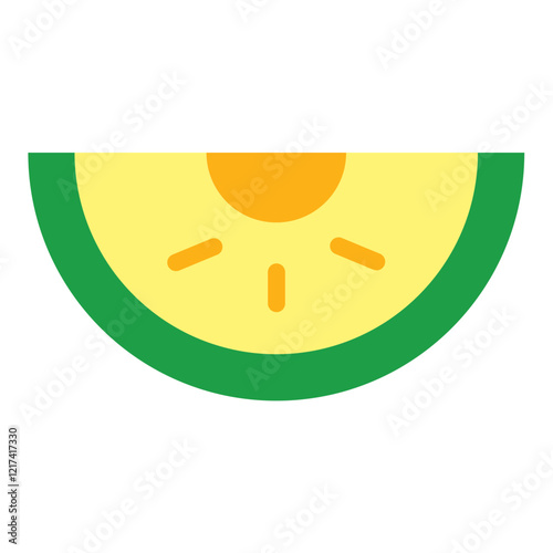 Vector Design Melon Mingle Icon Style