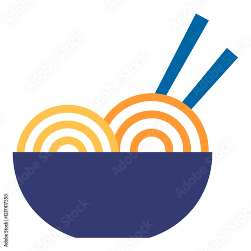 Vector Design Noodle Nirvana Icon Style
