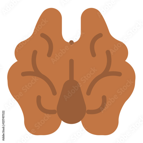 Vector Design Walnut Whisper Icon Style