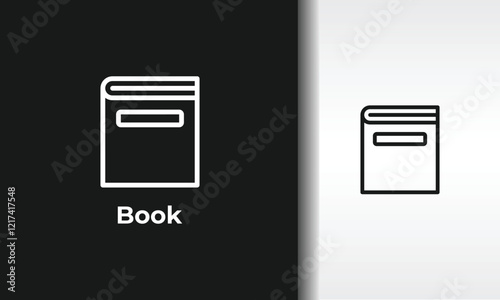 Book Vector, Icon Or Logo Sign Isolated Symbol Illustration