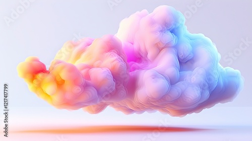 Realistic texture of fantastic smoke background. Blue and pink fog with glitter and shimmering glowing particles. Starry neon magic dust.