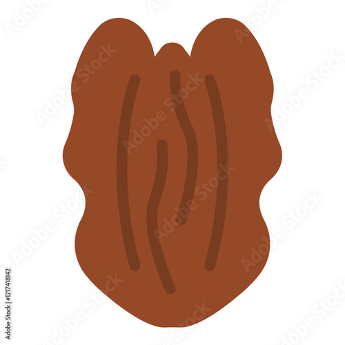 Vector Design Pecan Pleasure Icon Style