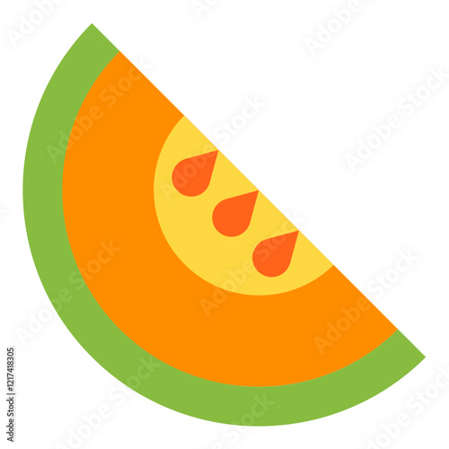 Vector Design Honeydew Harbor Icon Style