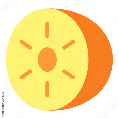 Vector Design Kiwi Kraze Icon Style