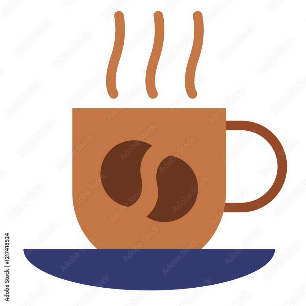 Vector Design Coffee Craze Icon Style Vector Design Coffee Craze Icon Style
