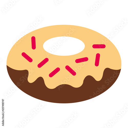 Vector Design Bagel Boulevard Icon Style