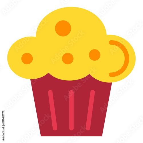 Vector Design Muffin Magnet Icon Style