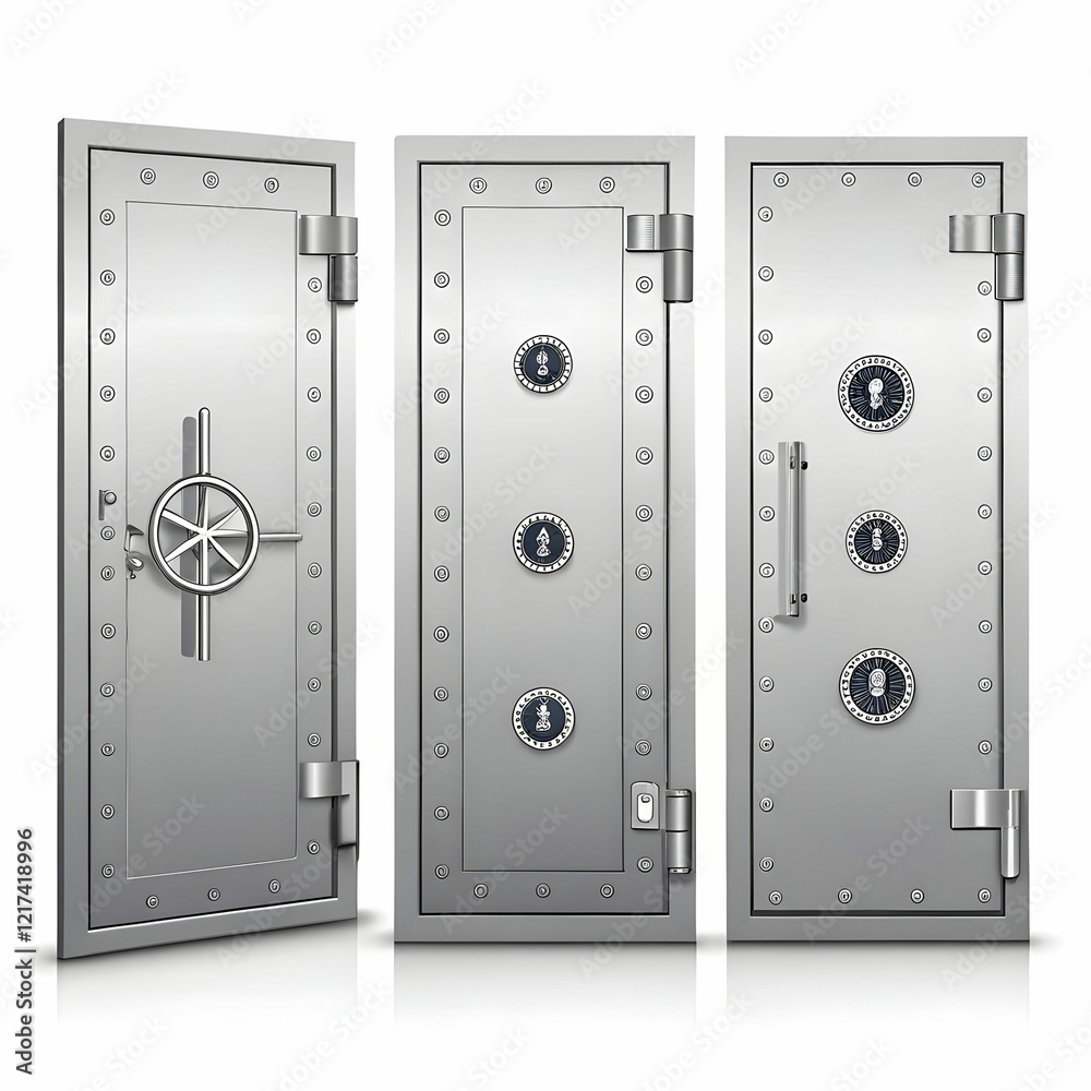 Safe locker doors, built for security and protection, feature strong, durable materials, Safe locker doors, built for security and protection, feature strong, durable materials,