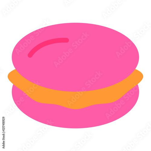 Vector Design Macaroon Mingle Icon Style
