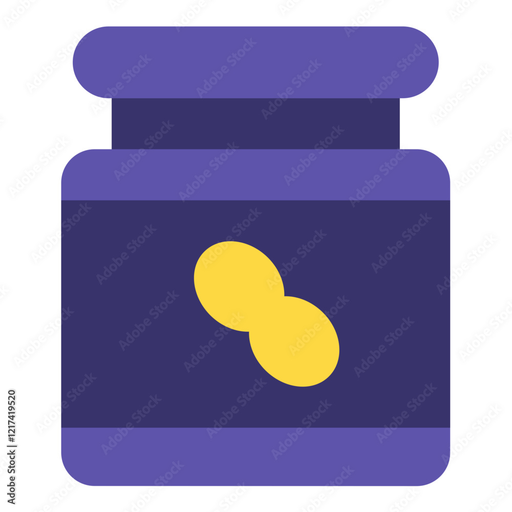 Vector Design Nutella Nudge Icon Style Vector Design Nutella Nudge Icon Style