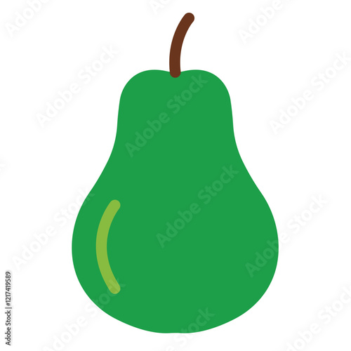 Vector Design Papaya Pinnacle Icon Style