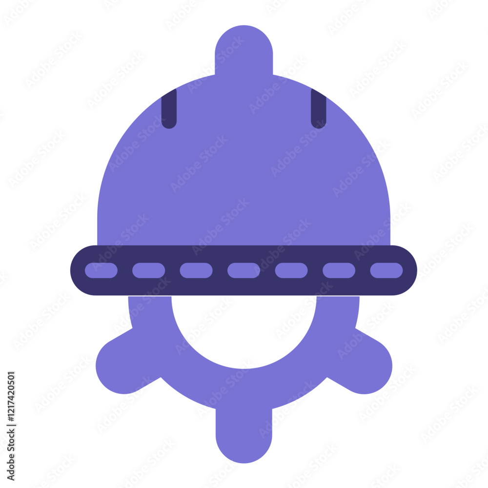 Vector Design Safety Helmet Icon Style Vector Design Safety Helmet Icon Style