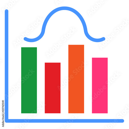 Vector Design Histogram Icon Style