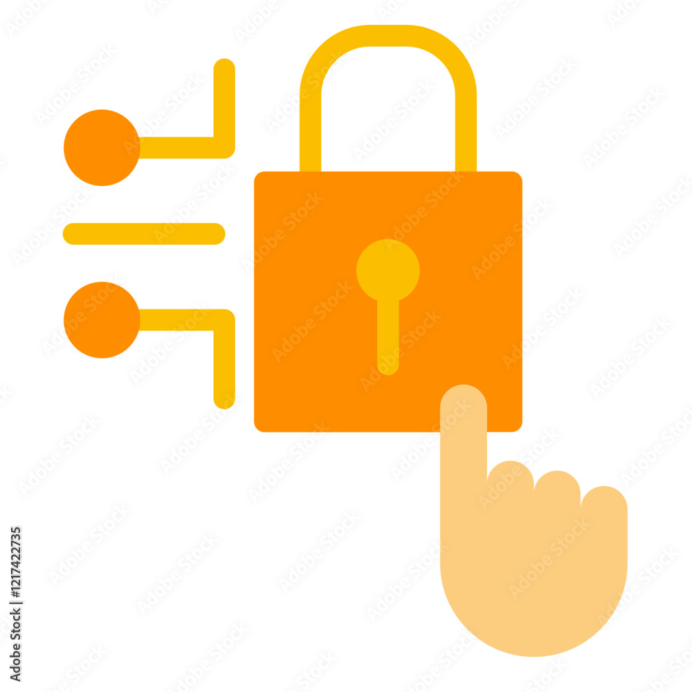 Vector Design Access Control Icon Style