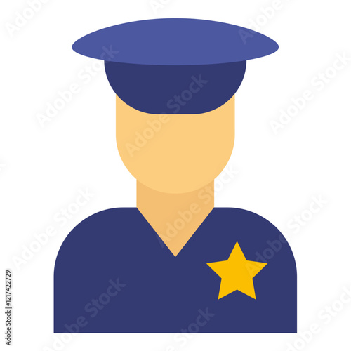 Vector Design Security Guard Icon Style