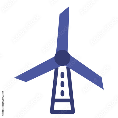 Vector Design Wind Energy Icon Style