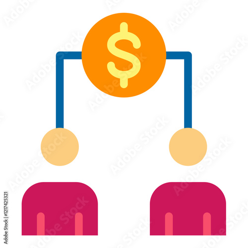 Vector Design Shareholder Icon Style