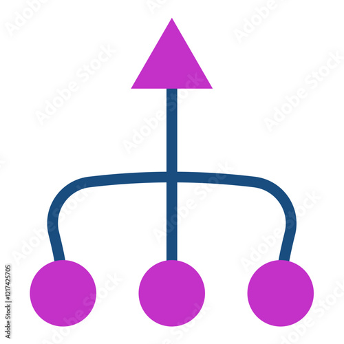 Vector Design Merger and Acquisition Icon Style
