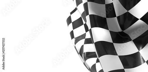 The checkered flag waves signaling the finish line
