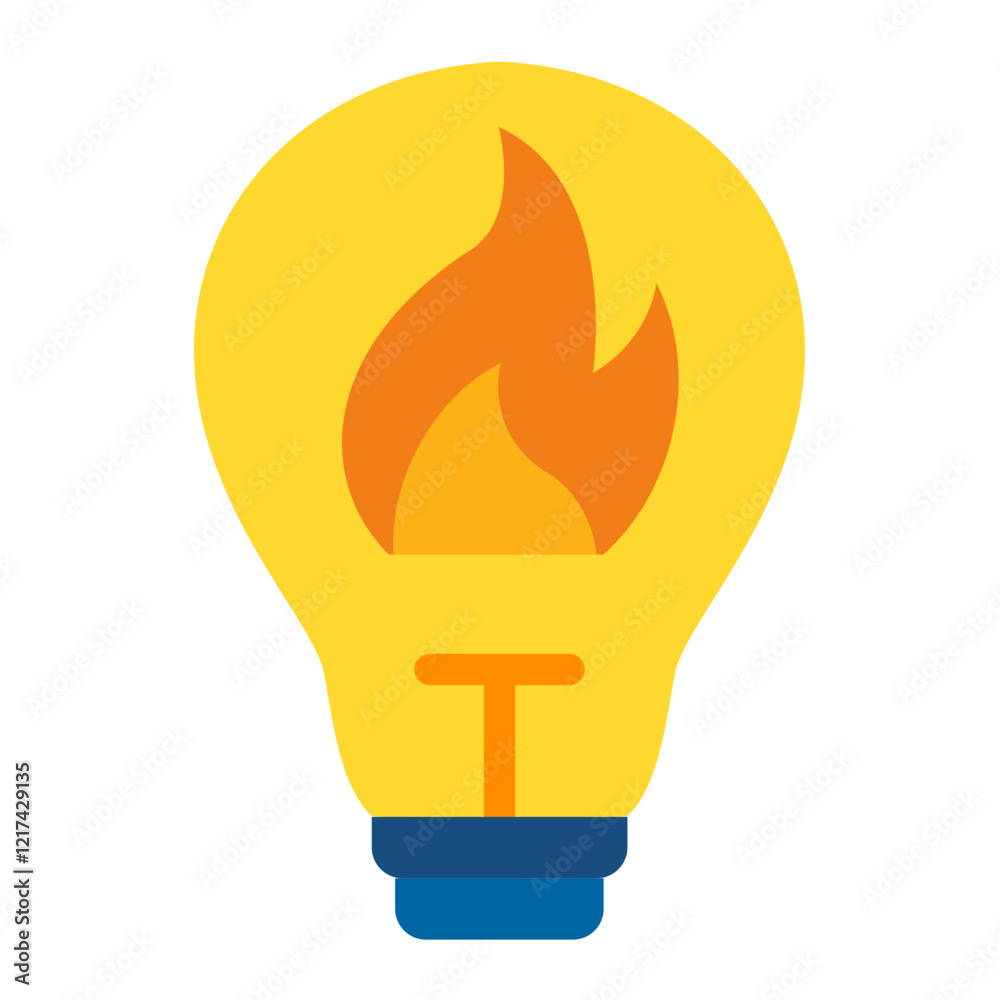 Vector Design Inspiration Flame Icon Style Vector Design Inspiration Flame Icon Style
