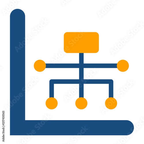 Vector Design Progress Cascade Icon Style