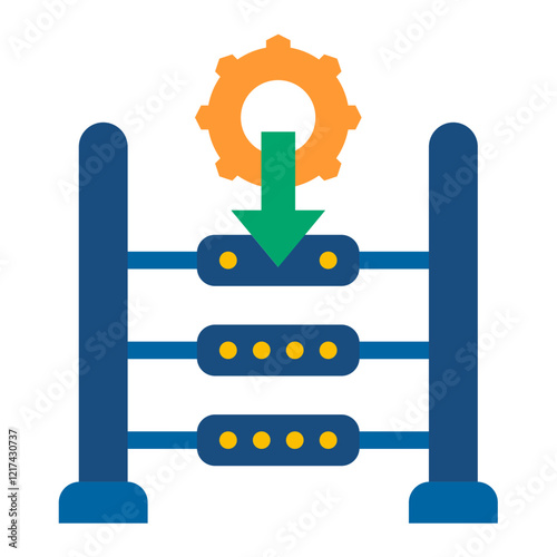 Vector Design Legacy Loom Icon Style