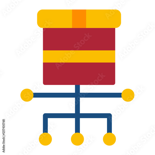 Vector Design Commerce Cascade Icon Style