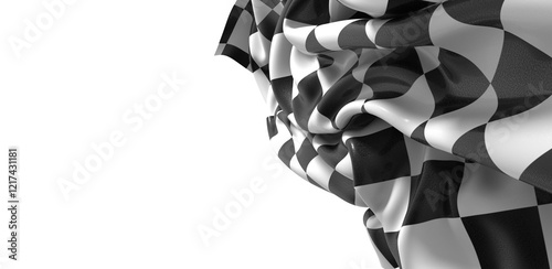 The checkered flag waves signaling the finish line